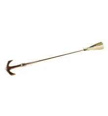 Ложка для обуви «Якорь» хромированная бронза (48×6×1 см) купить в интернет магазине подарков ПраздникШоп