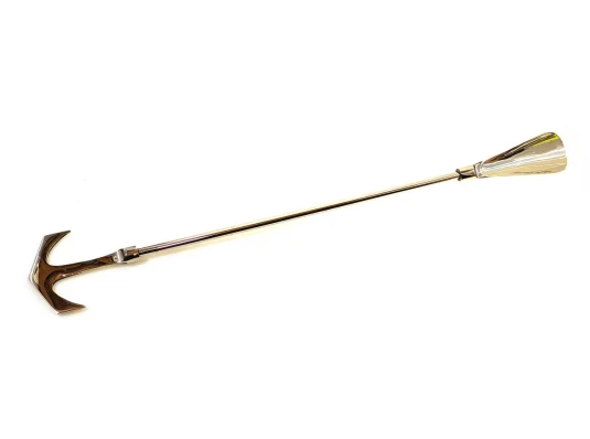 Ложка для обуви «Якорь» хромированная бронза (48×6×1 см) купить в интернет магазине подарков ПраздникШоп