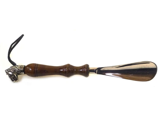 Ложка для обуви «Лошадь» хромированная бронза (30×4×3 см) купить в интернет магазине подарков ПраздникШоп