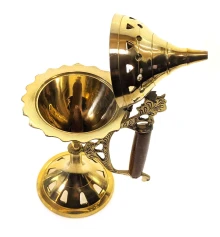 Курительница бронзовая (19×11×8.5 см) купить в интернет магазине подарков ПраздникШоп