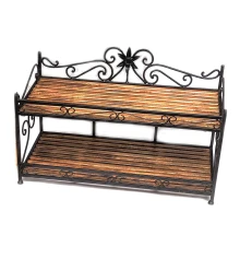 Подставка для обуви металл дерево (79×45×33 см) купить в интернет магазине подарков ПраздникШоп