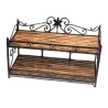 Подставка для обуви металл дерево (79×45×33 см)
