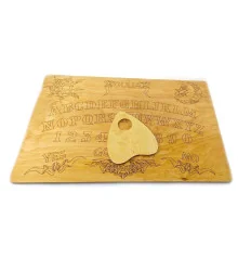 Спиритическая доска OUIJA светлая на английском языке (44.5×29×0.8 см) купить в интернет магазине подарков ПраздникШоп
