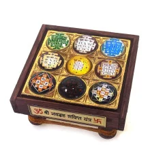 Янтра Нав Грах пуджа (11×11×6.5 см) купить в интернет магазине подарков ПраздникШоп