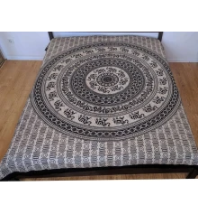 Покрывало хлопковое «Слоны» (230×205 см) купить в интернет магазине подарков ПраздникШоп