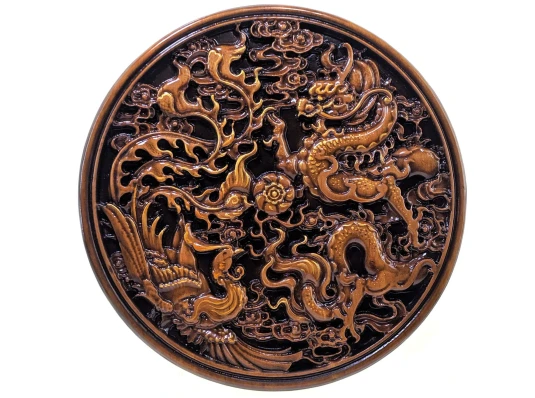 Панно «Дракон и феникс » купить в интернет магазине подарков ПраздникШоп