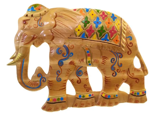 Панно резное «Белый слон» купить в интернет магазине подарков ПраздникШоп