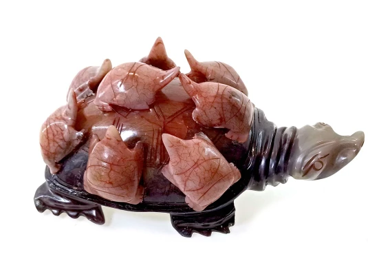 Черепахи нефритовые резные (25×14×10 см) (4.2кг) купить в интернет магазине подарков ПраздникШоп