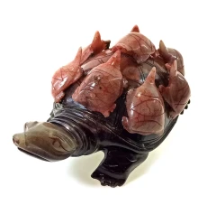 Черепахи нефритовые резные (25×14×10 см) (4.2кг) купить в интернет магазине подарков ПраздникШоп