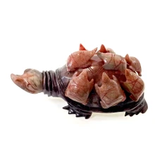 Черепахи нефритовые резные (25×14×10 см) (4.2кг) C купить в интернет магазине подарков ПраздникШоп