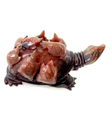 Черепахи нефритовые резные (25×14×10 см) (4.2кг) C купить в интернет магазине подарков ПраздникШоп