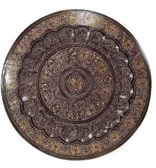 Тарелка бронзовая настенная «Павлины» (d-49 см) A купить в интернет магазине подарков ПраздникШоп