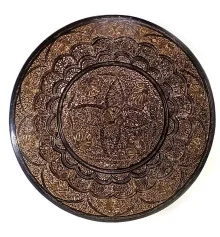 Тарелка бронзовая настенная «Павлины» (d-49 см) C купить в интернет магазине подарков ПраздникШоп