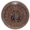 Тарелка бронзовая настенная «Раджа на слоне» (48.5 см)