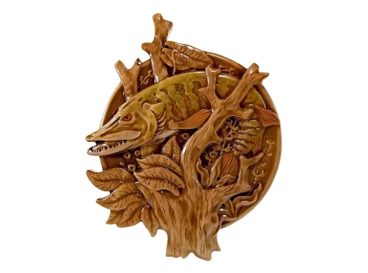 Панно «Щука» купить в интернет магазине подарков ПраздникШоп