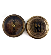 Компас «Beatles» бронзовый (5.9×1.8 см) купить в интернет магазине подарков ПраздникШоп