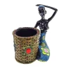 Африканка с корзиной, подставка под ручки (16×12.5×9 см) A