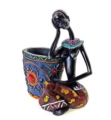 Африканка с корзиной купить в интернет магазине подарков ПраздникШоп