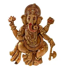 Панно«Ганеша танцующий» (31×29×2.4 см) массив дерева купить в интернет магазине подарков ПраздникШоп