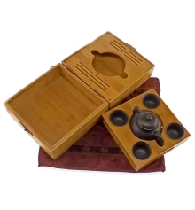 Чайный набор в бамбуковом футляре (19×19×10.5 см) A купить в интернет магазине подарков ПраздникШоп