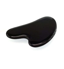 Массажер Гуаша обсидиановый (5×8×0.5 см) купить в интернет магазине подарков ПраздникШоп