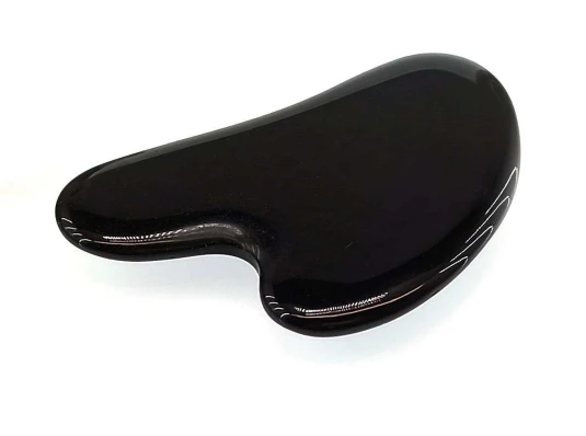 Массажер Гуаша обсидиановый (5×8×0.5 см) купить в интернет магазине подарков ПраздникШоп