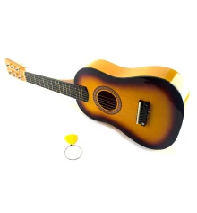 Гиталеле деревянная оранжевая (57.5×19.5×6.5 см) купить в интернет магазине подарков ПраздникШоп