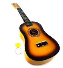 Гиталеле деревянная оранжевая (57.5×19.5×6.5 см) купить в интернет магазине подарков ПраздникШоп