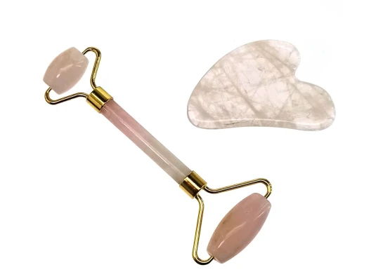 Массажеры из розового кварца н-р 2 шт. (17×12.54×2.5 см) купить в интернет магазине подарков ПраздникШоп