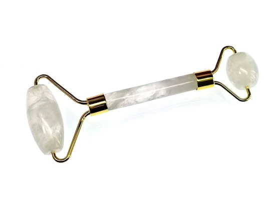 Массажер для лица из хрусталя двусторонний (14.5×6×2 см) купить в интернет магазине подарков ПраздникШоп