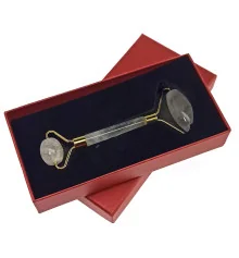 Массажер для лица из хрусталя двусторонний (14.5×6×2 см) купить в интернет магазине подарков ПраздникШоп