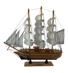 Модель парусника на подставке (33) (32.5×33.5×7 см) T купить в интернет магазине подарков ПраздникШоп