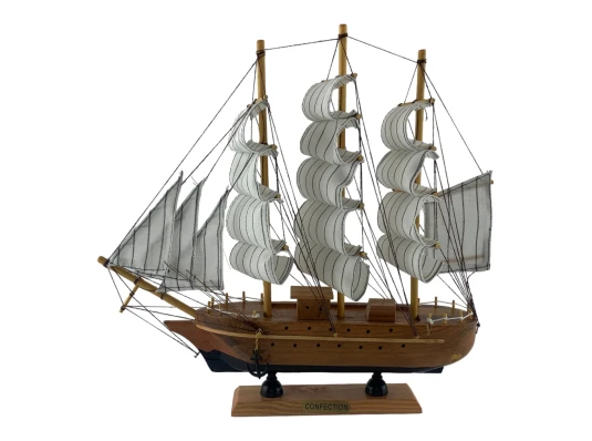 Модель парусника на подставке (33) (32.5×33.5×7 см) T купить в интернет магазине подарков ПраздникШоп