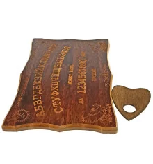 Спиритическая доска OUIJA «Эксклюзивная» (46×29×1.8 см), резная, массив дерева купить в интернет магазине подарков ПраздникШоп