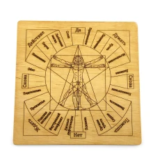 Таблица для работы с маятником «Магические воздействия» светлая (26×26×0.8 см) купить в интернет магазине подарков ПраздникШоп