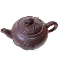 Чайник глиняный в подарочной упаковке «Золотая рыбка» (350мл) (18×17×10 см) купить в интернет магазине подарков ПраздникШоп