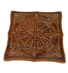 Таблица для работы с маятником «Эксклюзивная Чакровая» (29×29×1.8 см) купить в интернет магазине подарков ПраздникШоп