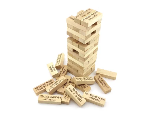 Игра настольная «Дженга с фантами» купить в интернет магазине подарков ПраздникШоп