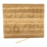 Цифровая доска, по системе монтессори (35×29×1.8 см), массив ольхи, стилус-2 шт, покрыта льняным маслом с