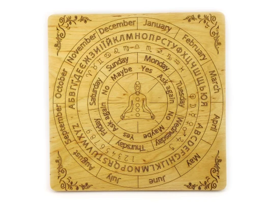 Таблица для работы с маятником «Классическая» на английском языке купить в интернет магазине подарков ПраздникШоп