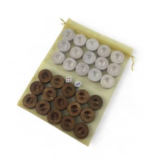 Фишки для нард с мешочком (д-28мм купить в интернет магазине подарков ПраздникШоп