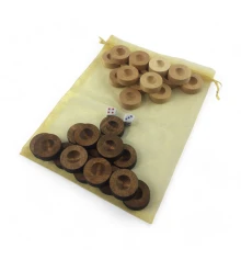 Фишки для нард с мешочком (д-28мм купить в интернет магазине подарков ПраздникШоп