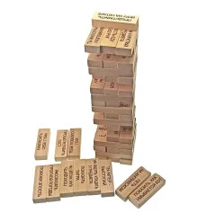 Игра настольная «Дженга с фантами»с мешочком купить в интернет магазине подарков ПраздникШоп