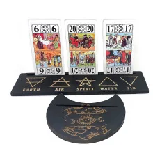 Подставки под карты Таро(25×7.5 см)и (10.5×12.5 см)стихии купить в интернет магазине подарков ПраздникШоп