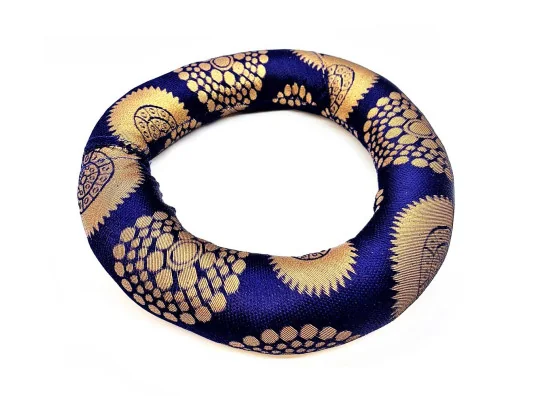 Подушка под поющую чашу синяя (d-14 см) купить в интернет магазине подарков ПраздникШоп