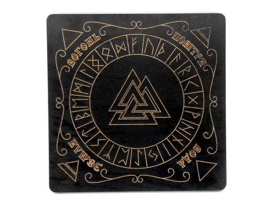 Рунический алтарь из дерева на украинском языке купить в интернет магазине подарков ПраздникШоп