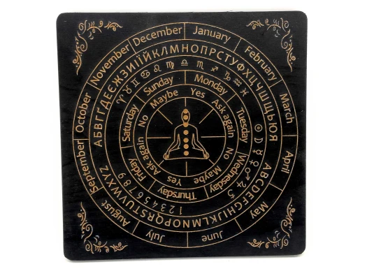 Таблица для работы с маятником «Классическая» на английском языке купить в интернет магазине подарков ПраздникШоп