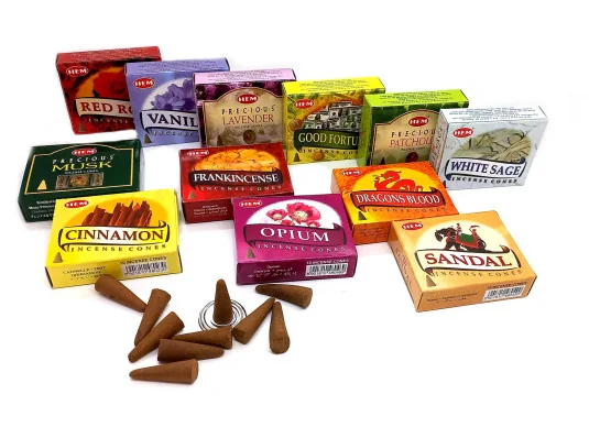 Assorted Perfumed Incense (Конусы в ассортименте купить в интернет магазине подарков ПраздникШоп