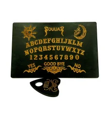 Спиритическая доска OUIJA темная на английском языке (44.5×29×0.8 см) купить в интернет магазине подарков ПраздникШоп
