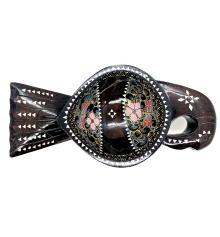 Братина «Птица» из цельного дерева инкрустированная перламутром (34×16.5×6 см) C купить в интернет магазине подарков ПраздникШоп